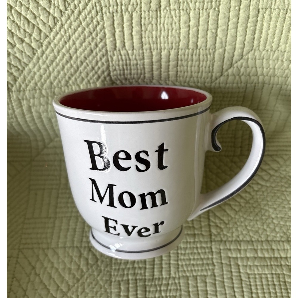 Best Mom Ever Ceramic Stoneware Spectrum Designz 17oz Coffee Tea Mug Cup